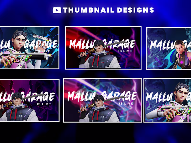 Cover image for Gaming Thumbnail Design