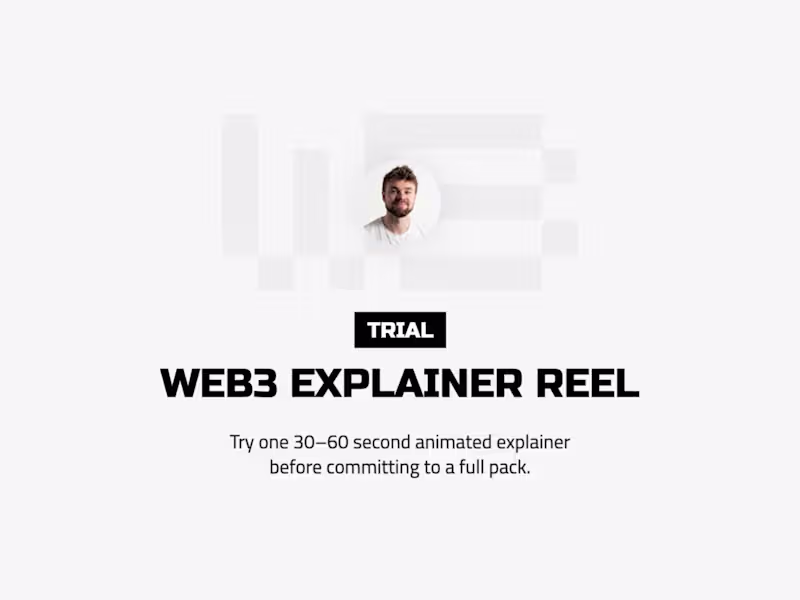Cover image for Web3 Explainer Reel - Trial (1 reel)