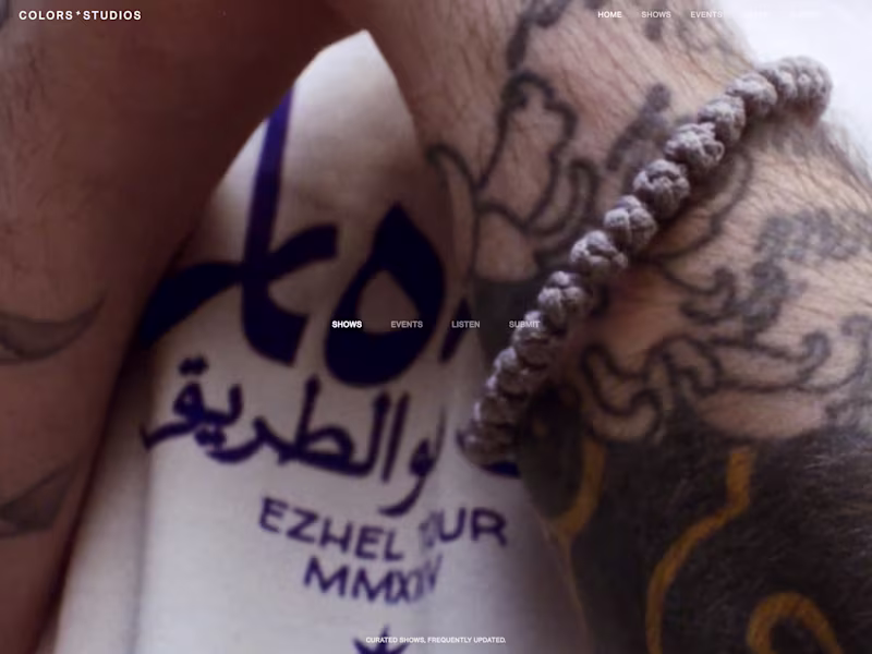 Cover image for COLORSxSTUDIOS | Website