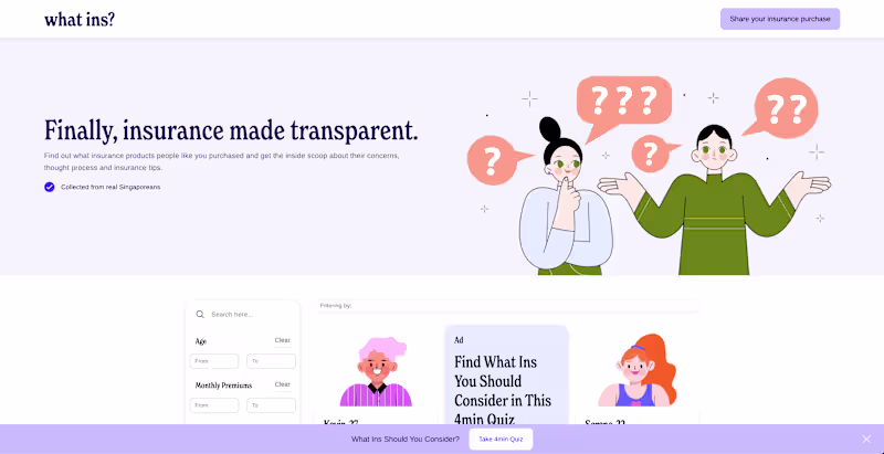 Cover image for Whatins - Website Design