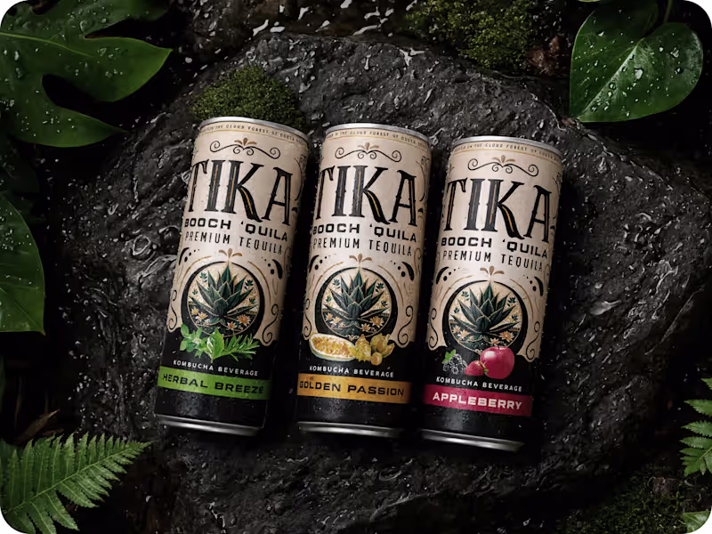 Cover image for Premium Tequila Kombucha Identity