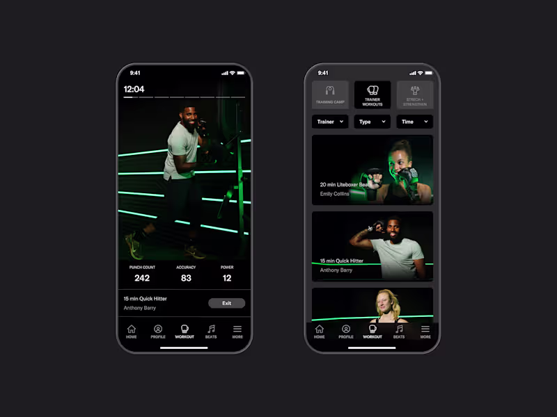 Cover image for Liteboxer: Connected Fitness App UX/UI