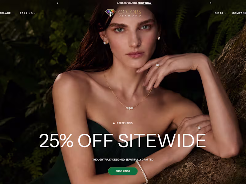 Cover image for Colors Diamond: a custom Shopify