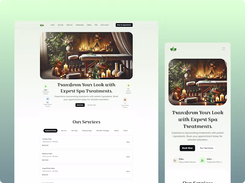 Cover image for Ishasplace: Premium Design & Framer Build for Spa Website