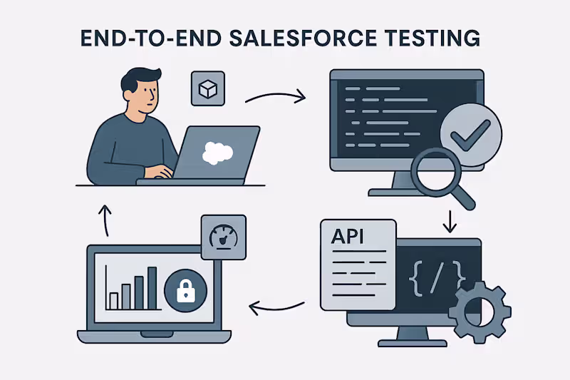 Cover image for End-to-End Salesforce Testing Project Led comprehensive QA f...