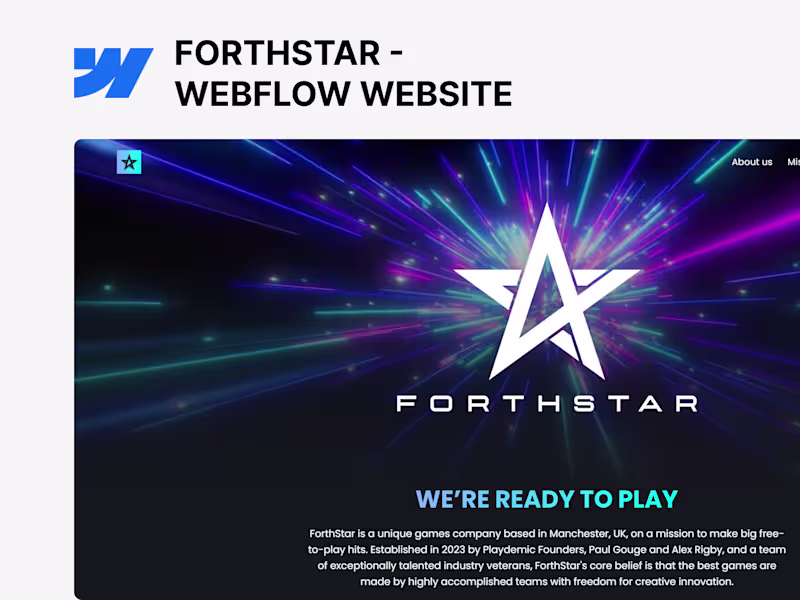 Cover image for I helped Forthstart convert their