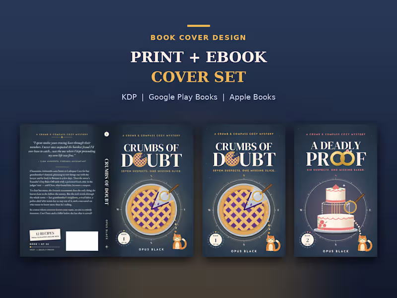 Cover image for Multi-Platform Book Cover Set: Print + Ebook