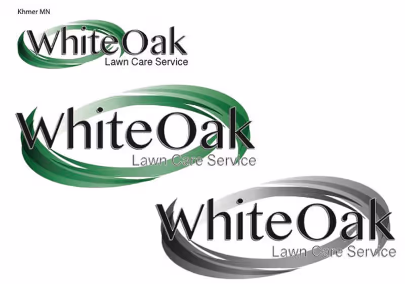 Cover image for White Oak Lawn Care Logo Design