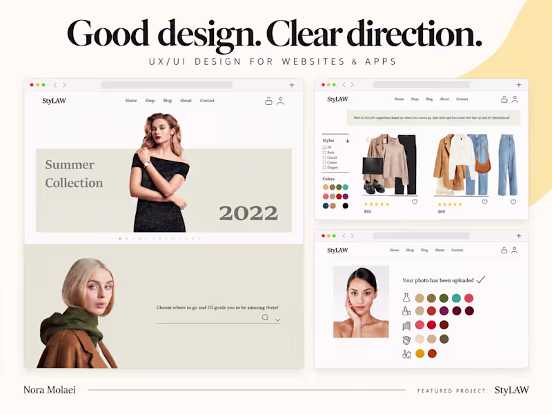 Cover image for UX/UI Design for Websites & Apps