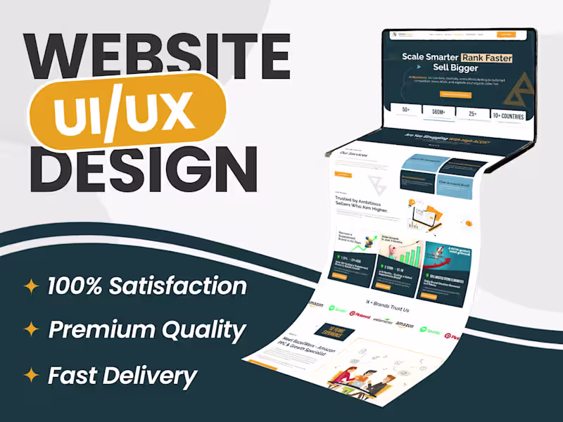 Cover image for Designed a modern, high-converting UI/UX