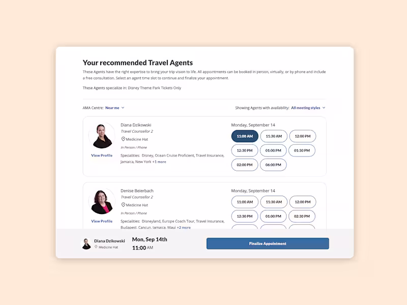 Cover image for Increasing travel advisor booking conversion by +140%