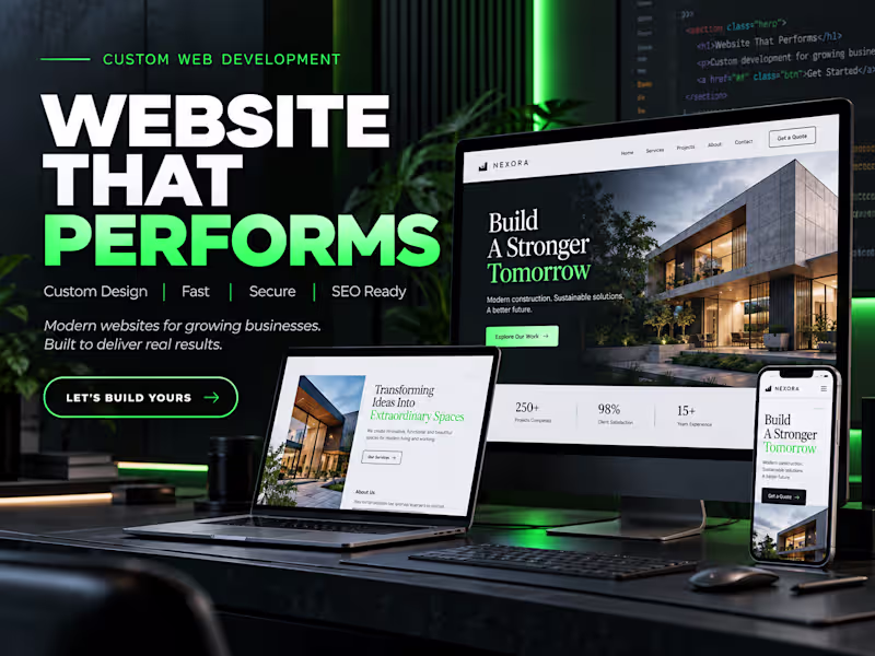 Cover image for Need a Website That Actually Performs?