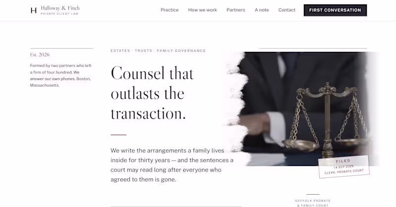 Cover image for A brand identity and website