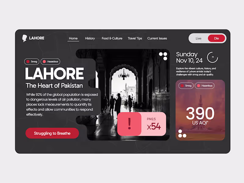 Cover image for Lahore by Muhammad Omer Usman on Dribbble