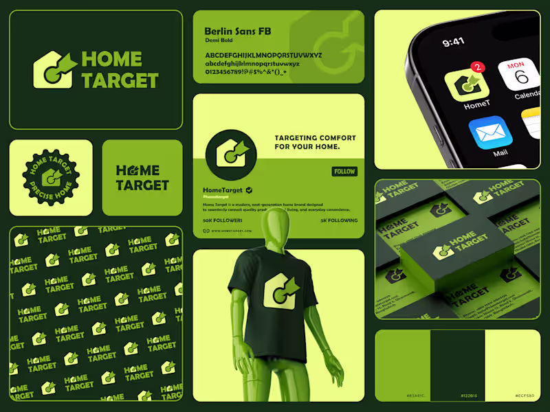 Cover image for Visual identity concept: HOME TARGET
