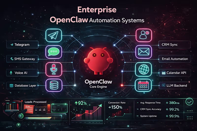 Cover image for Enterprise OpenClaw Automation & AI Workflow Engineering