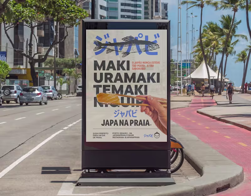 Cover image for Japa na Praia: Brand Identity for a Beach Sushi Restaurant
