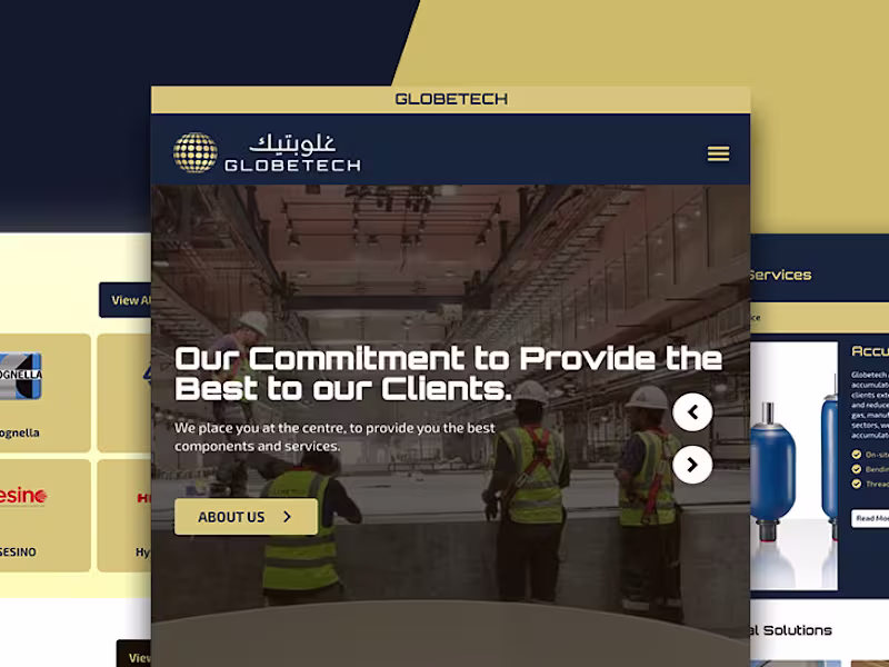 Cover image for Developed a professional corporate website