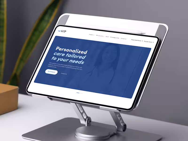 Cover image for LCP: Ecommerce development for a pharmacy company