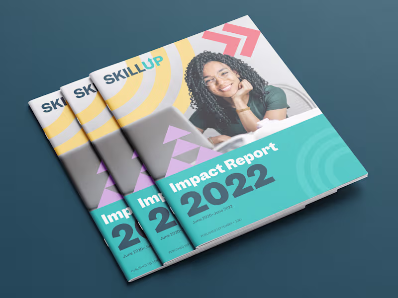 Cover image for SkillUp Coalition: Impact Report Layout + Design