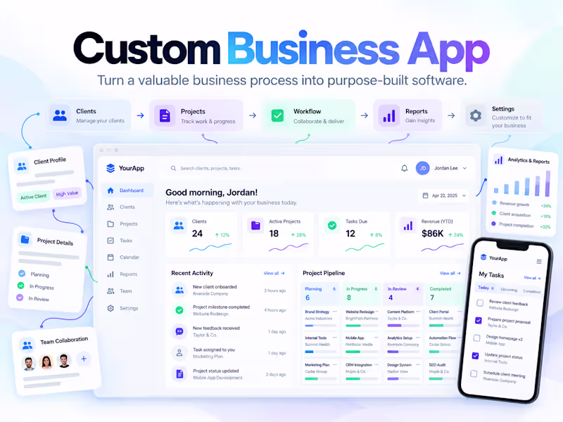 Cover image for Custom Business App
