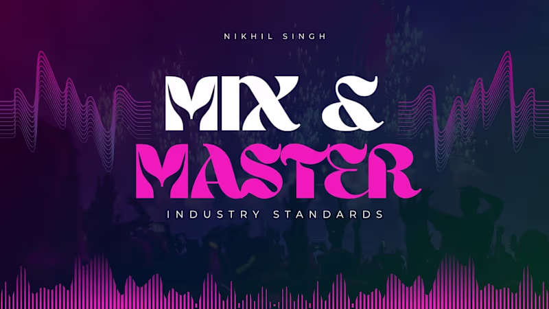 Cover image for Professional Mixing & Mastering Service with Industry Standards