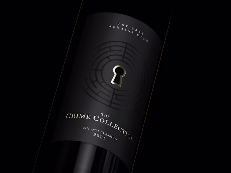 Cover image for The Crime Collection — Luxury Wine Label Design