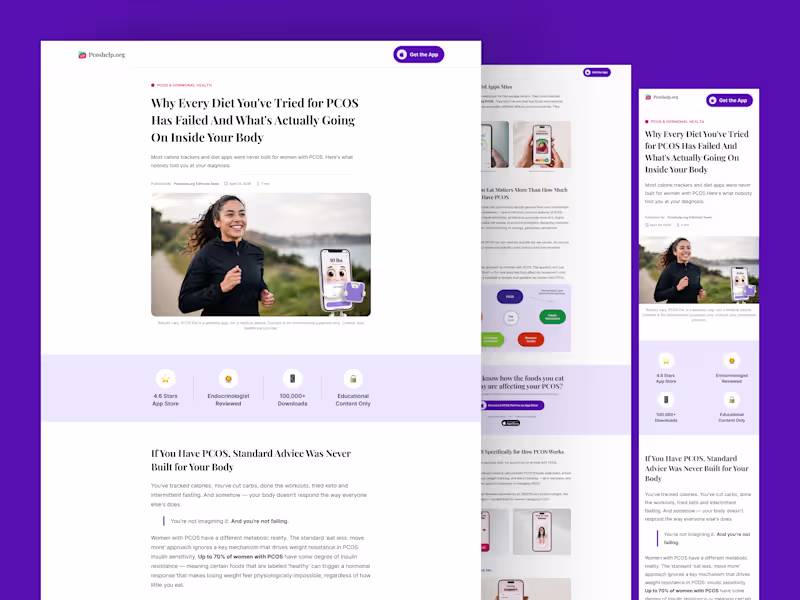 Cover image for Advertorial Page & Funnelish Landing Page UI/UX Design in Figma