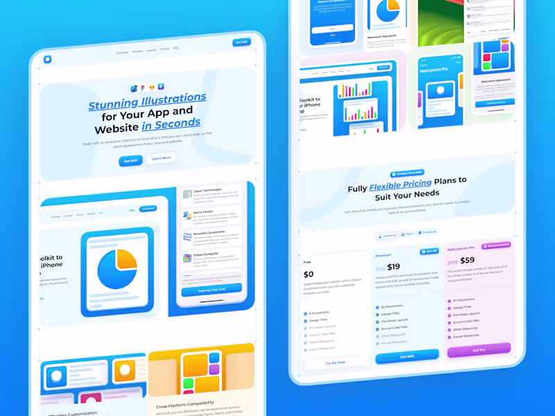 Cover image for Soft - Landing Page in Framer