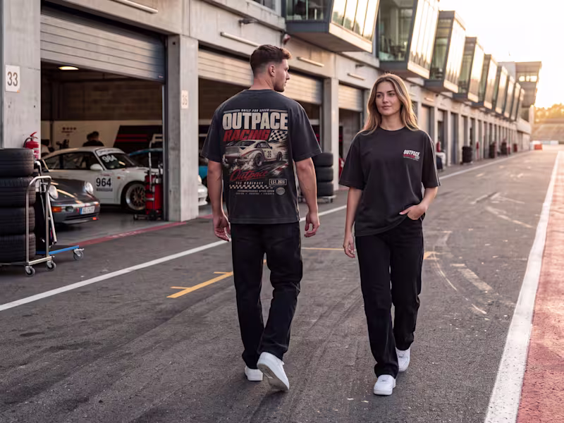 Cover image for Vintage Racing T-Shirt Design |