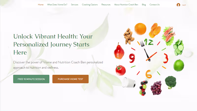 Cover image for Nutrition Coaching Website: Modern, Intuitive, and Engaging