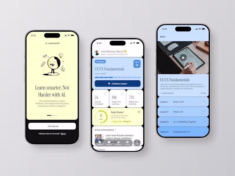 Cover image for Learnova — AI Learning App