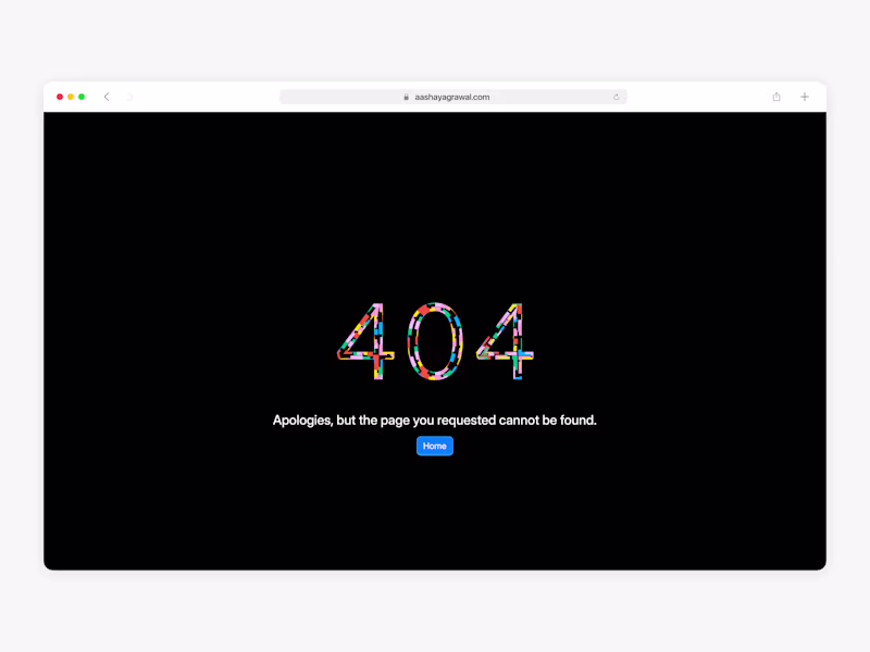 Cover image for 404 — Visual Research
