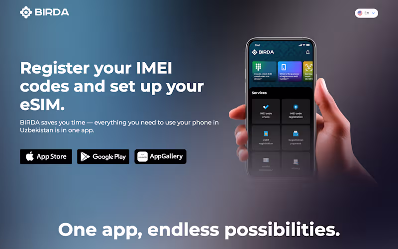 Cover image for Birda IMEI Registration App