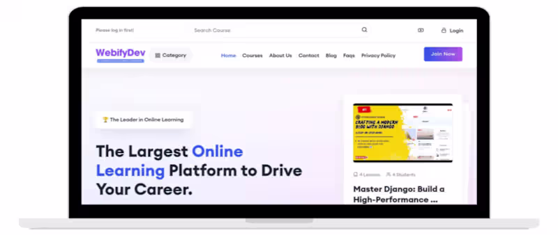 Cover image for Online Learning Platform (LMS) 