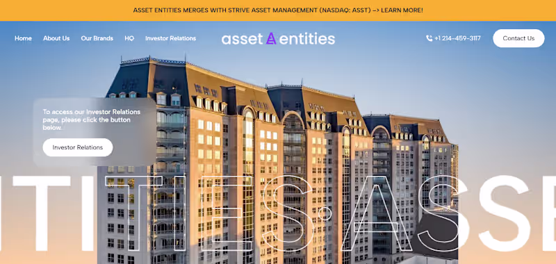 Cover image for Webflow Development for Asset Management