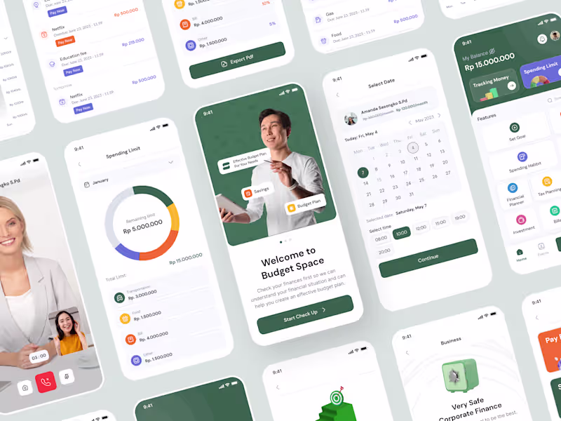 Cover image for Budget Space App UI/UX Redesign