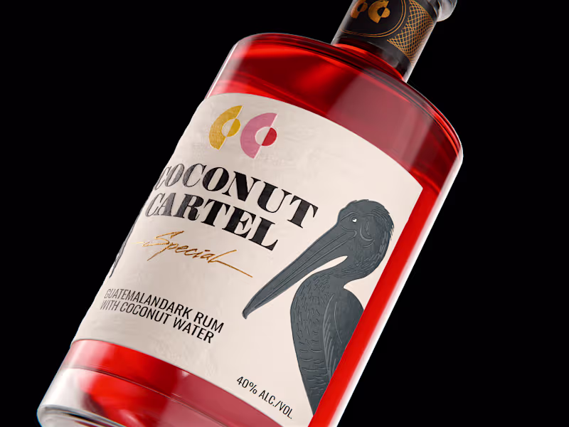 Cover image for Coconut Cartel Rum - Product Visualization