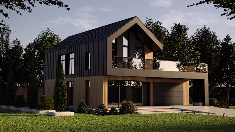 Cover image for Modern Two-story Home
