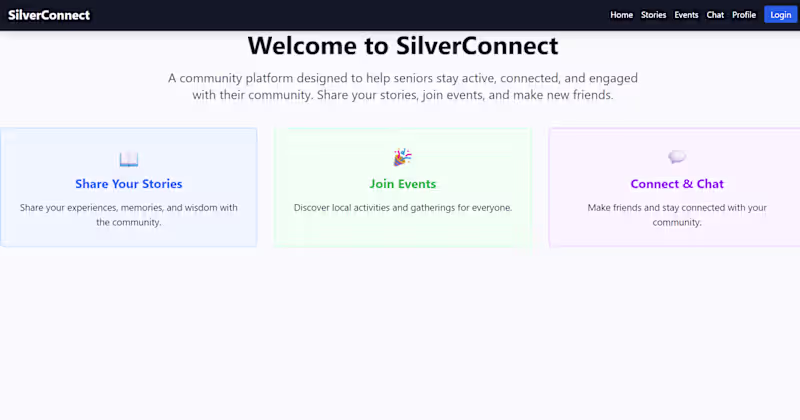 Cover image for SilverConnect – Social Networking Platform Development
