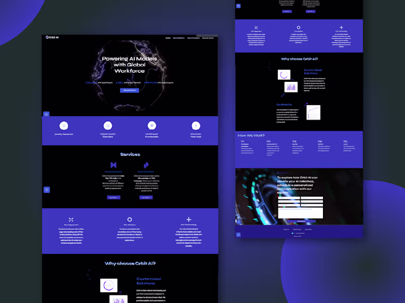 Cover image for UI/UX Design Showcase — A Mix of Creative Concepts