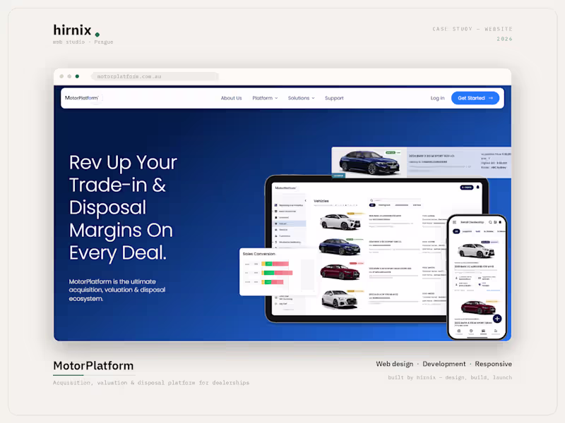 Cover image for MotorPlatform — marketing site for