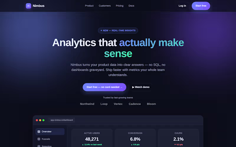 Cover image for A modern, responsive landing page