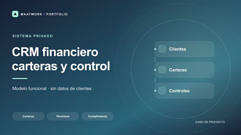Cover image for Financial advisory CRM | Portfolios and compliance