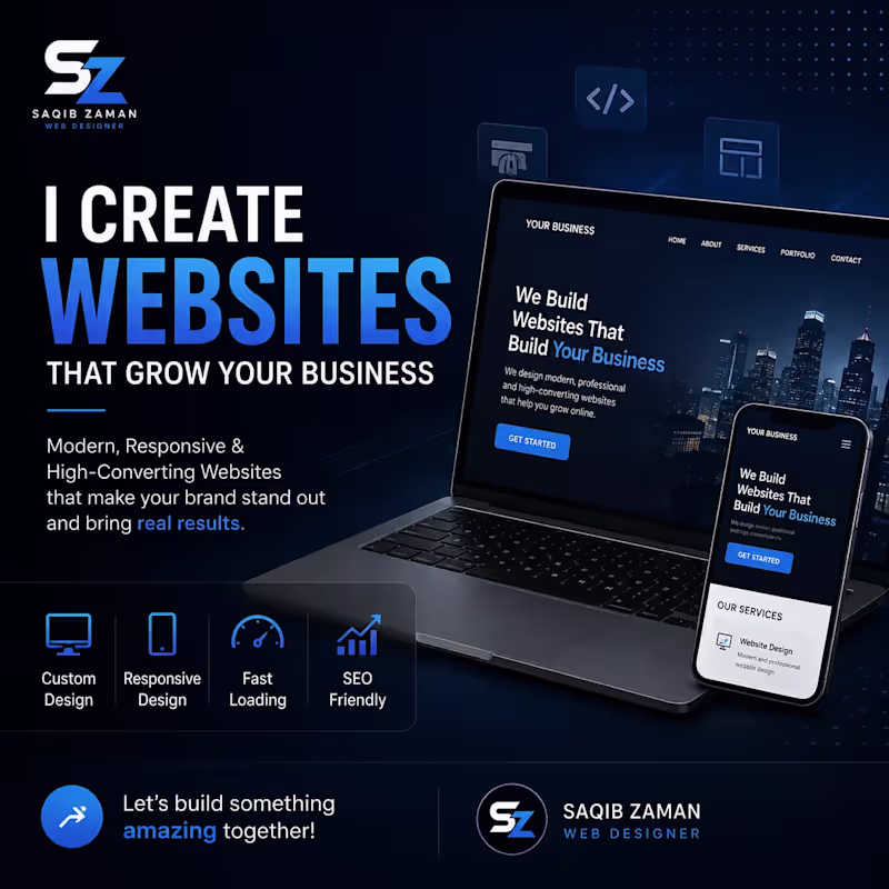 Cover image for website development
