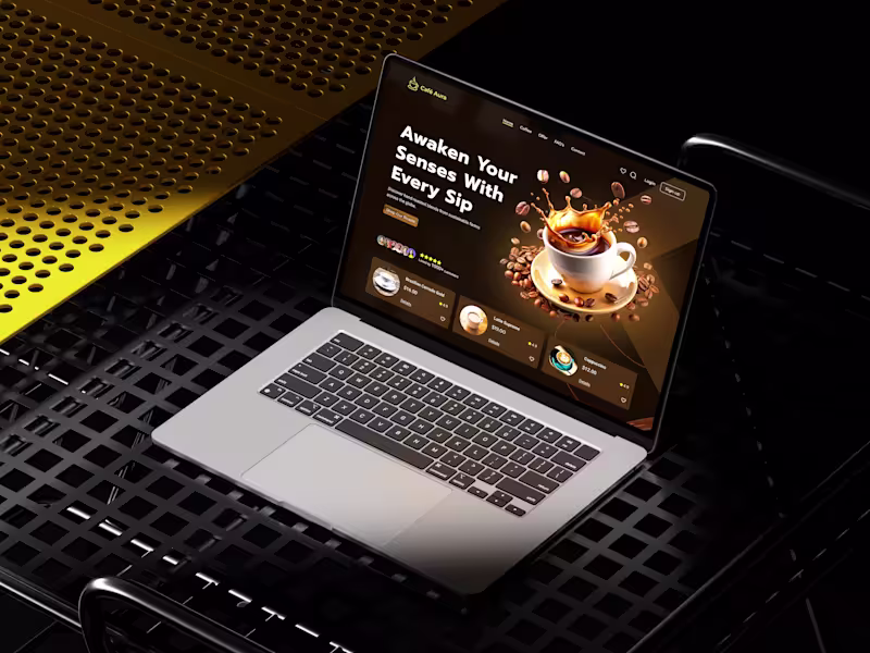 Cover image for Innovative Coffee Website Design for Enhanced User Experience
