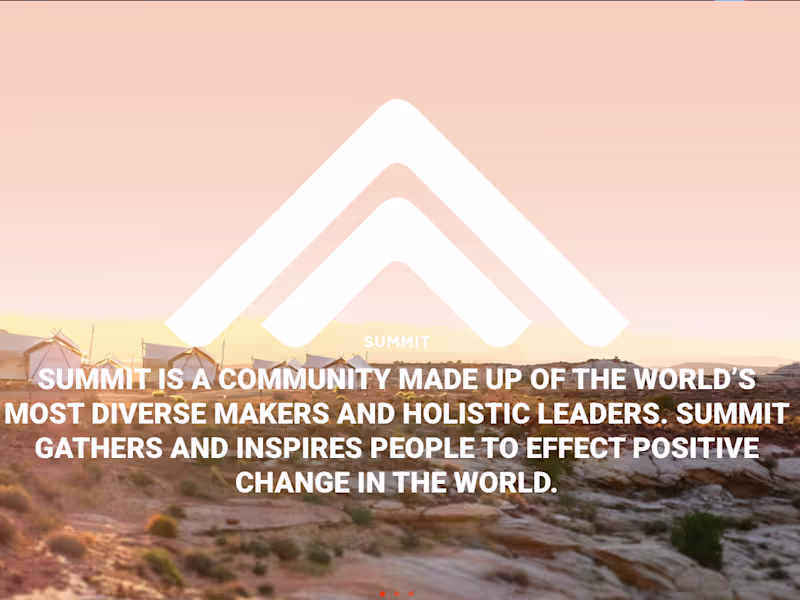Cover image for Designing the Conversion Journey for Summit
