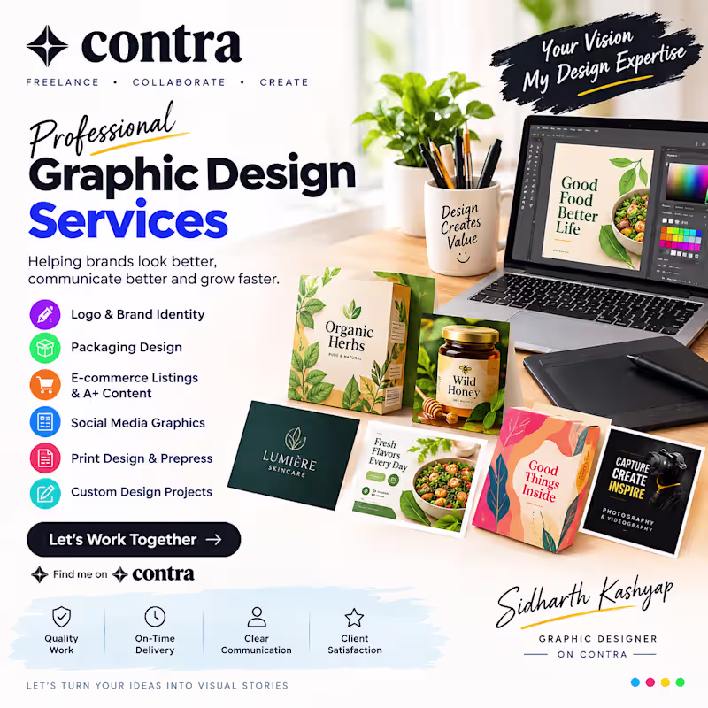 Cover image for Let’s create visuals that make your brand stand out.