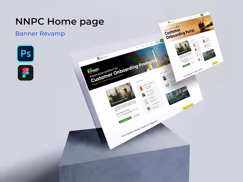 Cover image for NNPC Homepage Banner Re-Design