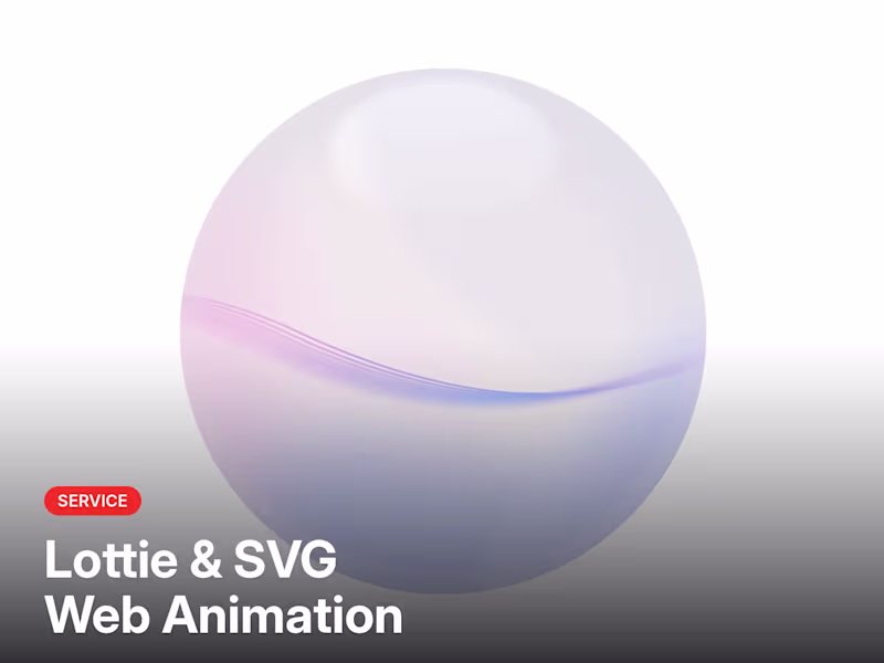Cover image for Lottie & SVG Web Animation: Icons, Loaders, Hero